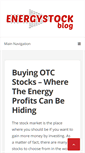 Mobile Screenshot of energystockblog.com